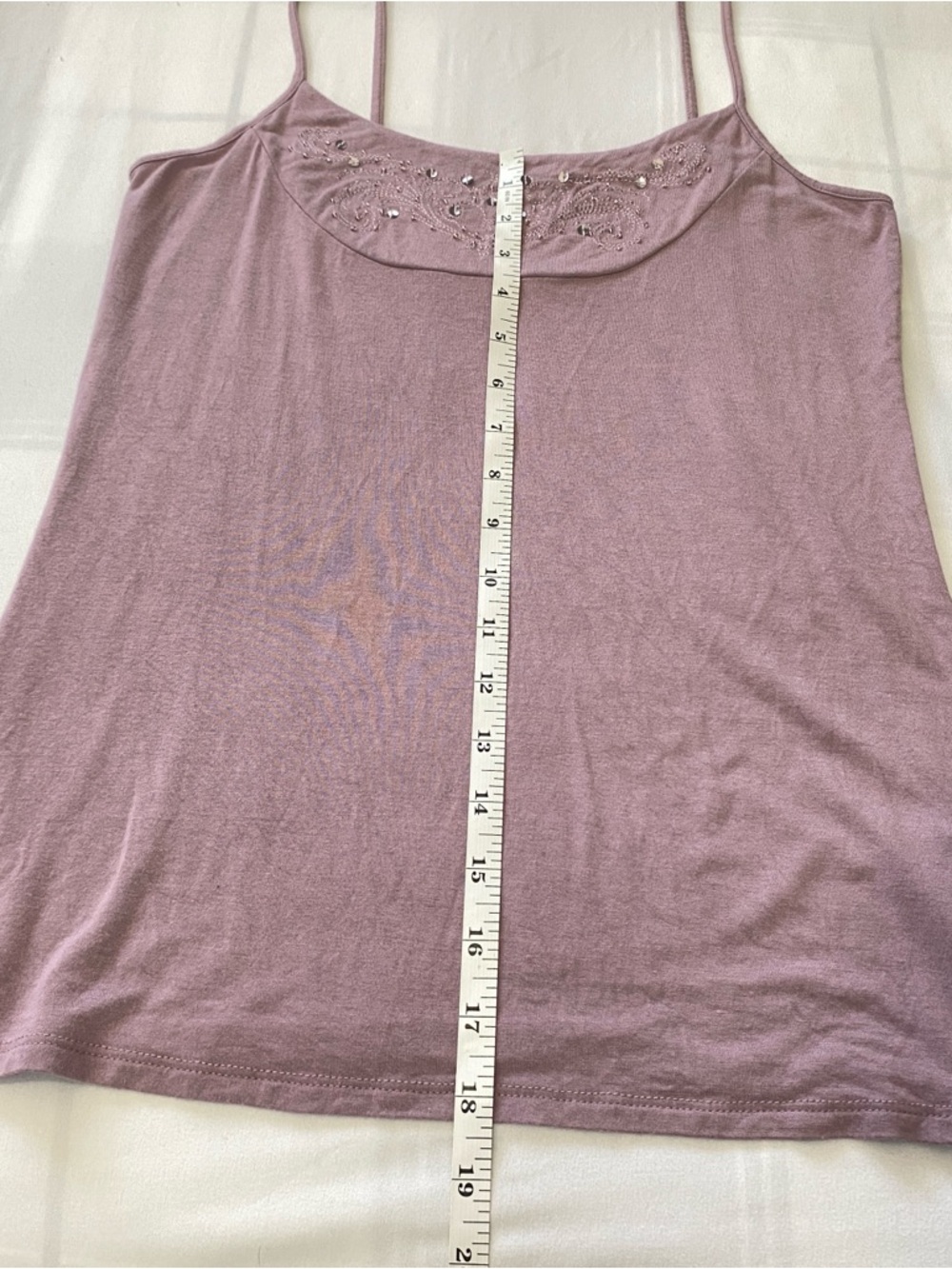 Y2K Lavender Purple Cami Tank Top - Picture 7 of 8